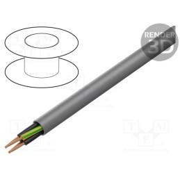 5 m x BITNER - H50029 - Wire, BiT 500 H, 4G0.75mm2, unshielded, 300V,500V, Cu, stranded