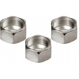 Installation nut, gas, galvanized steel, 8mm, 3 pcs