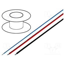 5 m x LAPP - 83002 - Wire, ÖLFLEX® HEAT 205 SC, 1x0.75mm2, stranded, Cu, FEP, blue