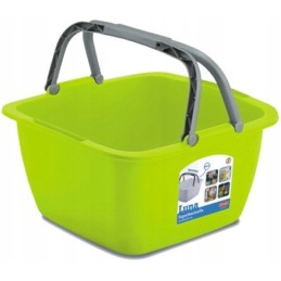 Bucket bowl laundry basket Stefanaplast Luna 18 5 l mix color