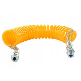 Spiral pneumatic cable m22x1 5 4 5m yellow