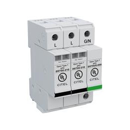 1 pcs : DS73US-120T/G - Industrial Surge Protectors Din Rail AC Power Surge Suppressor, 70kA max, 240/120V Split Phase, 2P+GSG