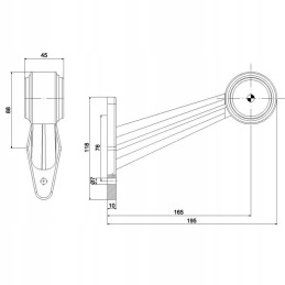 Fristom ft 009e marker lamp