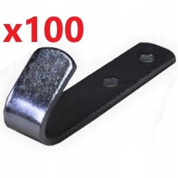 Hook, steel ship hook, large, 20 mm, 100 pcs