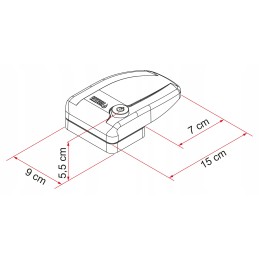 Fiamma camper door protection for wall, 3 pcs