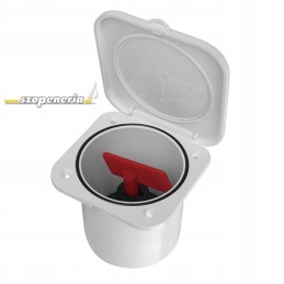 Battery main switch, lever with housing