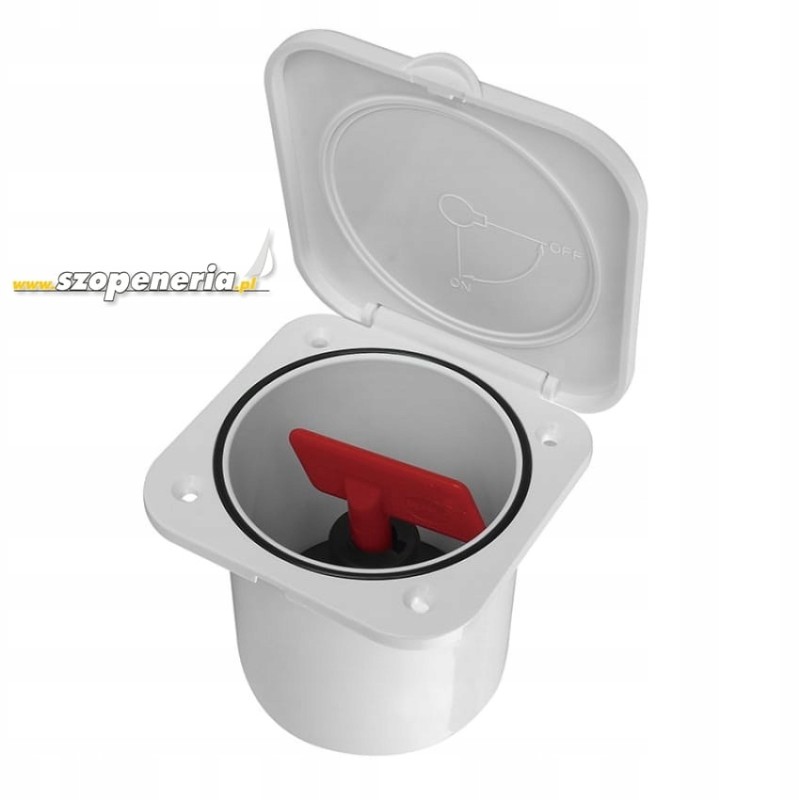 Battery main switch, lever with housing