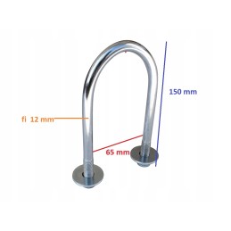 Round yoke clamp m12 150 65 for axle spring