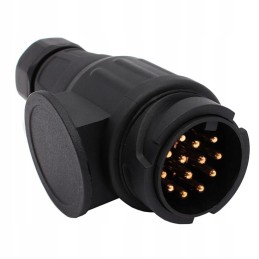 13 pin plug for trailer hitch socket, German, 13 pins, universal