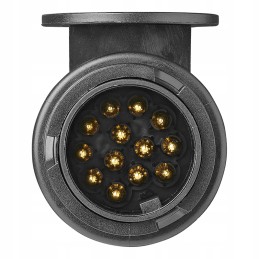 13 pin plug for trailer hitch socket, German, 13 pins, universal
