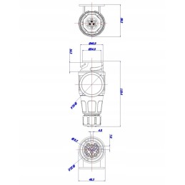 13 pin plug for trailer hitch socket, German, 13 pins, universal