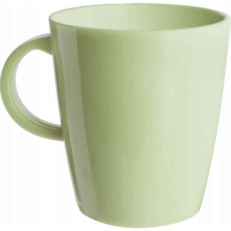 Melamine mug mug dolomite 300 ml brown green