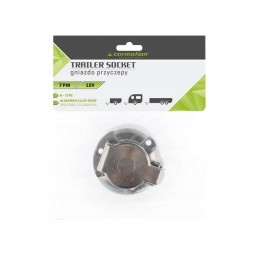 7 pin socket for a round aluminum trailer hitch