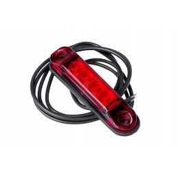 Horpol slim red LED marker lamp