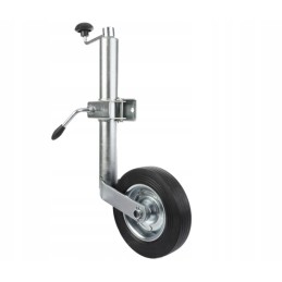 Support wheel for a 200kg tow truck semi-trailer, lifted