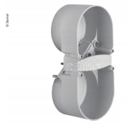 Cover for 2 T37mm Berker sockets in the wa