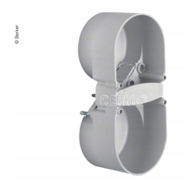 Cover for 2 T37mm Berker sockets in the wa