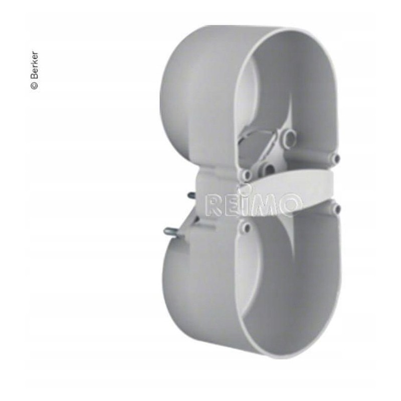 Protective box for 2 Integro T37mm Berker sockets