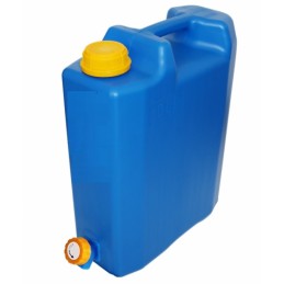 Bank container, water canister with tap, 10 liters