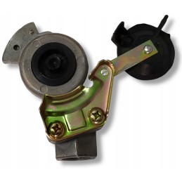 Black m22 soft pneumatic connector with valve