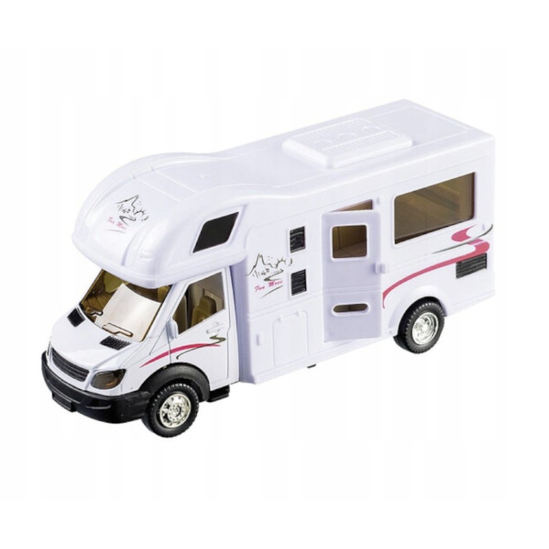 Toy camper 17cm reverse drive happy people