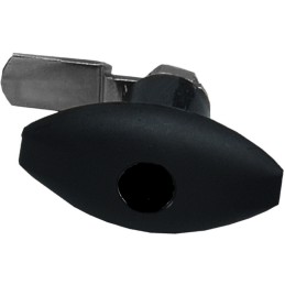 Zadi camper trailer hatch lock without lock, black