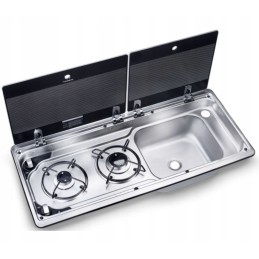 2-burner stove with sink mo9722r