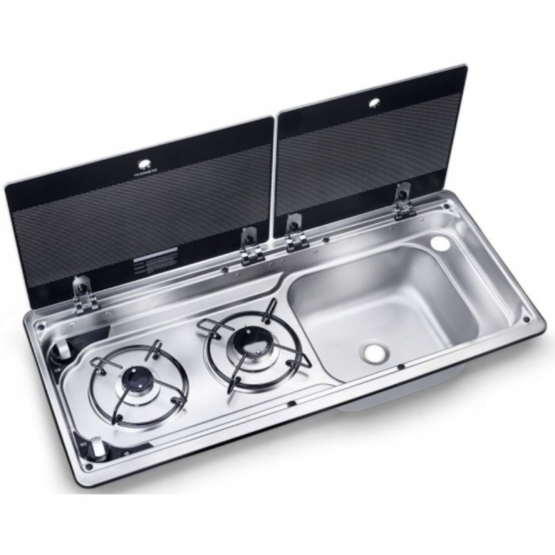2-burner stove with sink mo9722r