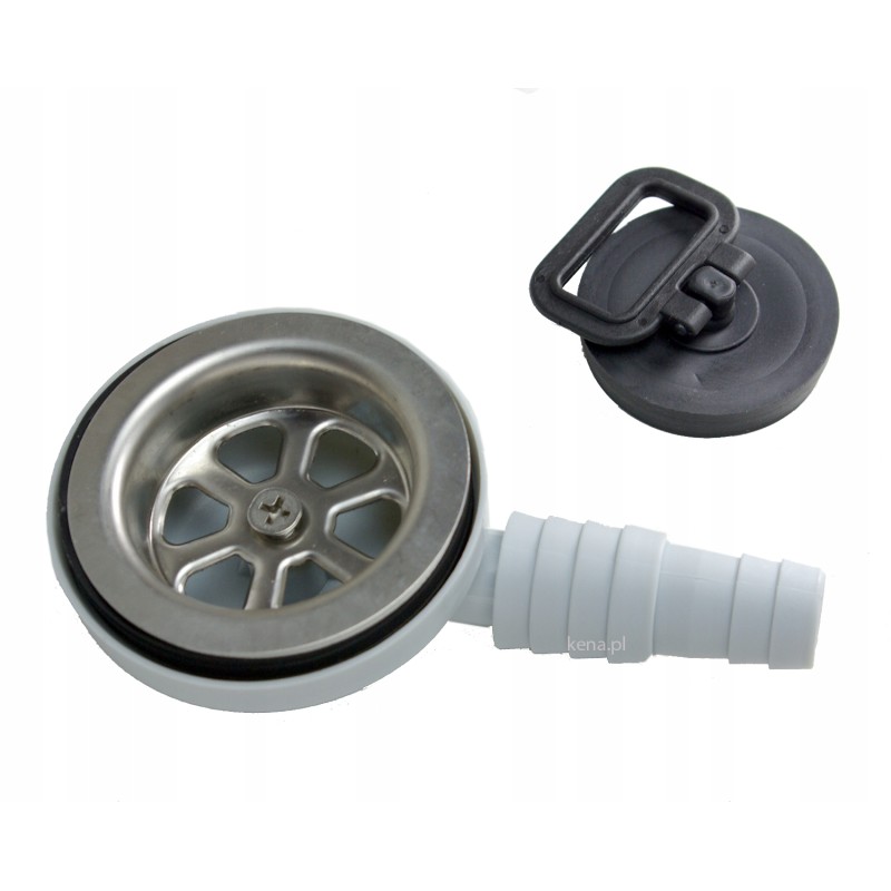 Drain, siphon, drain, hole 55, pipe 25-20 mm, large