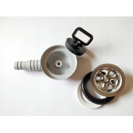 Drain, siphon, drain, hole 55, pipe 25-20 mm, large