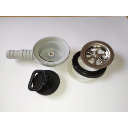 Drain, siphon, drain, hole 55, pipe 25-20 mm, large