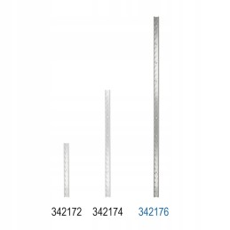 Airline rail cargo securing strip, 100 cm, aluminum