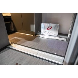 Airline rail cargo securing strip, 100 cm, aluminum