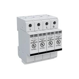 1 pcs : DS74US-480D - Industrial Surge Protectors Din Rail AC Power Surge Suppressor, 70kA max, 480V Delta. 4P