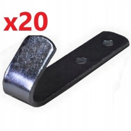 Hook, steel ship hook, large, 20 mm, 20 pcs