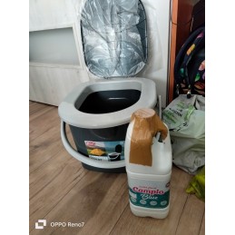 Portable tourist toilet bucket toilet toilet 15 5