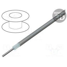 5 m x TELEGu00c4RTNER - L01031B0000 - Wire: coaxial, Semi Flex 250, solid, Cu, 6.35mm