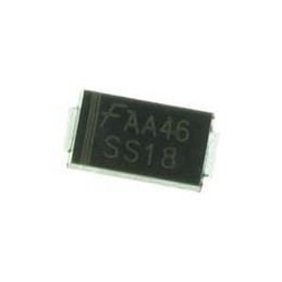 1 pcs : SS18 - Schottky Diodes & Rectifiers 1a 80V Rectifier Schottky Barrier