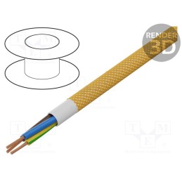 5 m x ESPE - OPAC-3G0.75-1-5034 - Wire, H03VV-F,OMY, 3G0.75mm2, round, stranded, Cu, PVC, textile