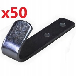 Hook, steel ship hook, large, 20 mm, 50 pcs