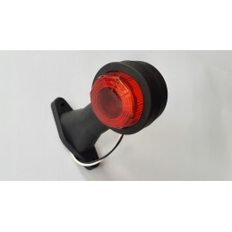 Marker on rubber, front and rear tow truck trailer