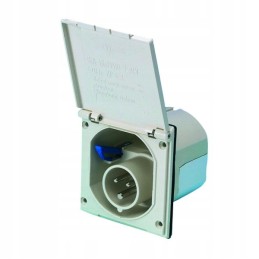 230v cee 17 socket powering cream fawo