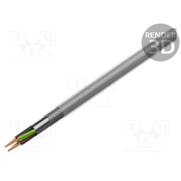 5 m x HELUKABEL - 22085 - Wire, 2YSLCY-J,TOPFLEX-EMV, 4G2.5mm2, round, stranded, Cu, PE