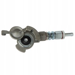 Rear trailer brake connector for a rubber hose