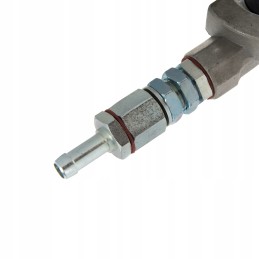 Rear trailer brake connector for a rubber hose