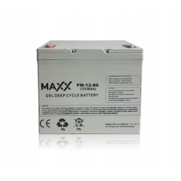 Gel battery 12 fm 80 80ah 12v