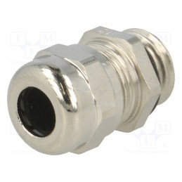 5 pcs x BM GROUP - BM2512L - Cable gland, M12, IP68, brass