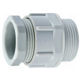 5 pcs x HUMMEL - 1.202.1300.11 - Cable gland, PG13,5, IP54, polyamide, grey, DIN 46320-A-FS