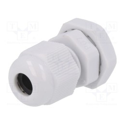 5 pcs x HUMMEL - 1.590.0700.14 - Cable gland, PG7, IP68, polyamide, grey, HSK-KE