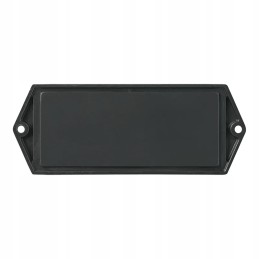 Rectangular reflector 10x4cm red for screws and rivets